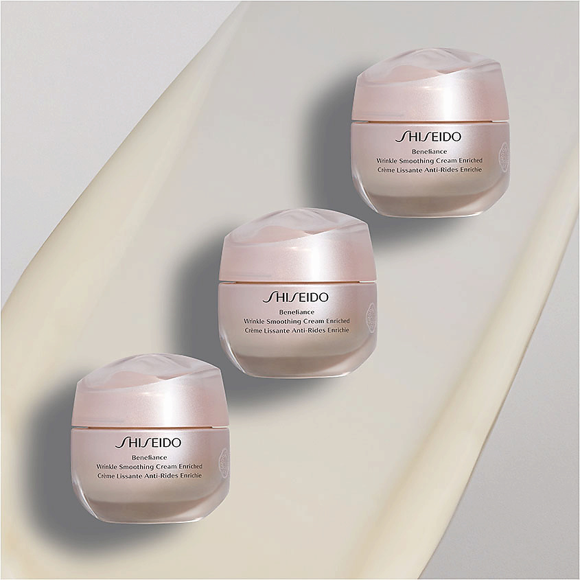 SHISEIDO Питательный крем для лица, разглаживающий морщины Benefiance Wrinkle Smoothing Cream Enriched – фото 3