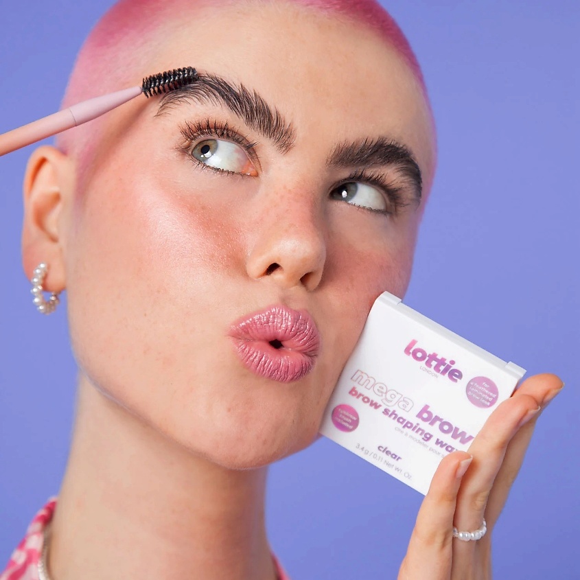 LOTTIE LONDON Воск для укладки бровей Mega Brow Clear – фото 2