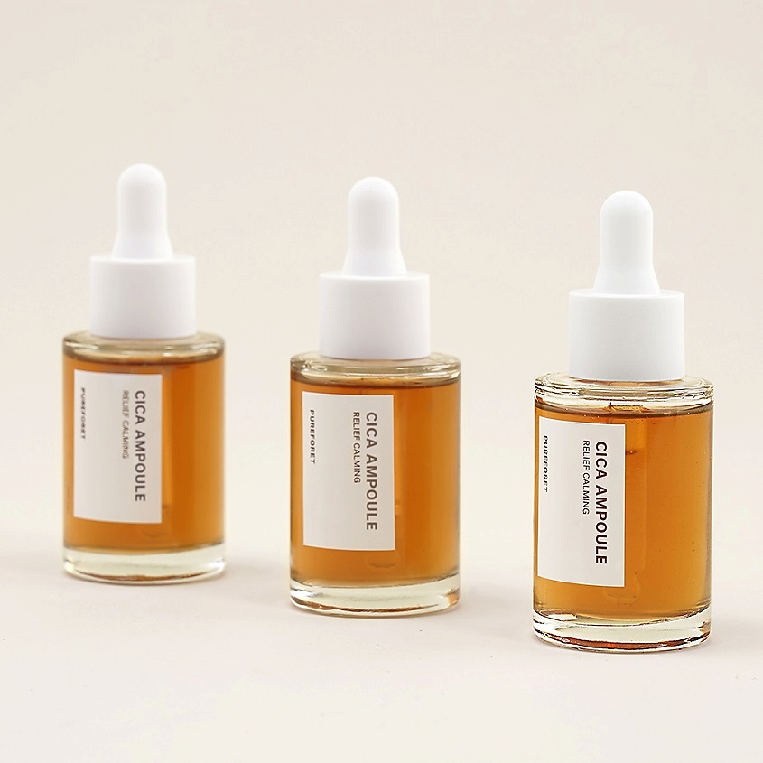 PUREFORET Средство для лица в ампулах успокаивающее с центеллой Cica Ampoule Relief Calming – фото 9