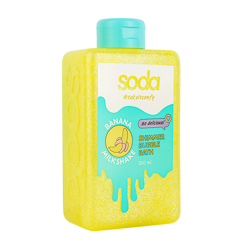SODA Сияющая пена для ванны #takeitcomfy "BANANA MILKSHAKE" – фото 3