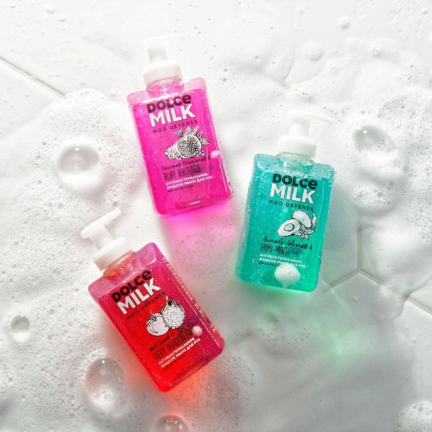 DOLCE MILK Антибактериальное жидкое мыло для рук «Пряная тыква & Сочный Апельсин» – фото 2