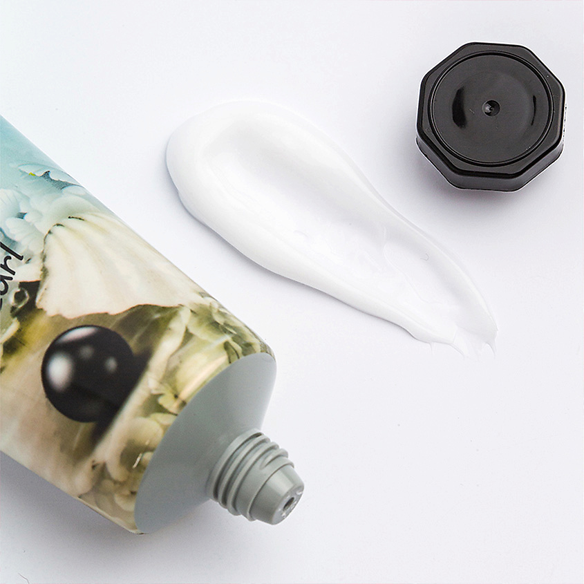FARMSTAY Крем для рук с пудрой черного жемчуга Visible Difference Hand Cream Black Pearl – фото 3
