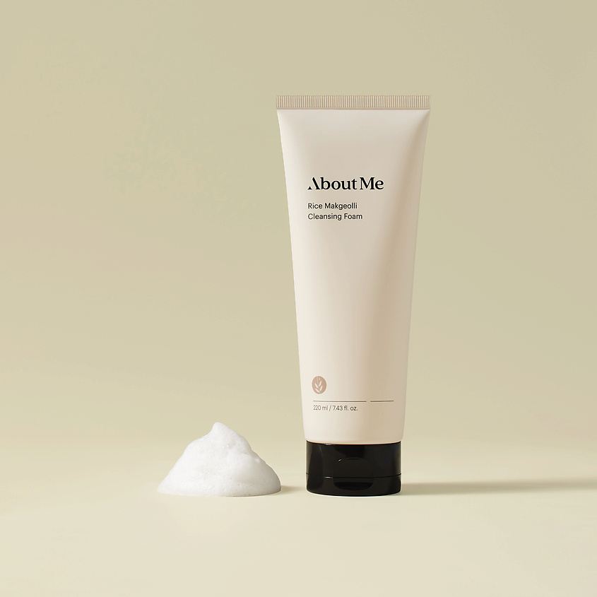 ABOUT ME Пенка для лица очищающая с рисом Rice Makgeolli Cleansing Foam – фото 2