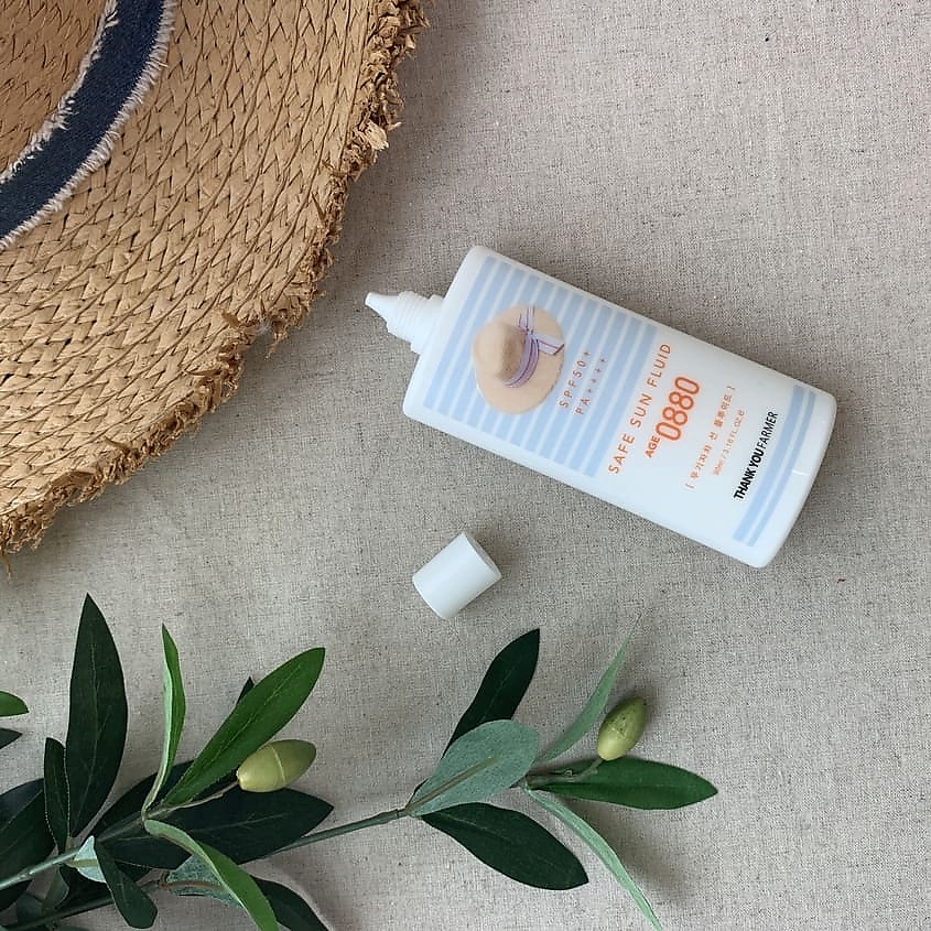 THANK YOU FARMER Флюид для лица солнцезащитный SPF50+ Safe Sun Fluid – фото 4