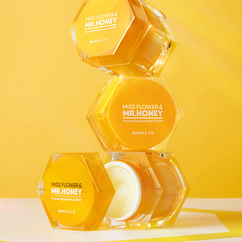 BANILA CO Крем для лица омолаживающий с прополисом Mr.Honey Propolis Rejuvenating Cream – фото 3