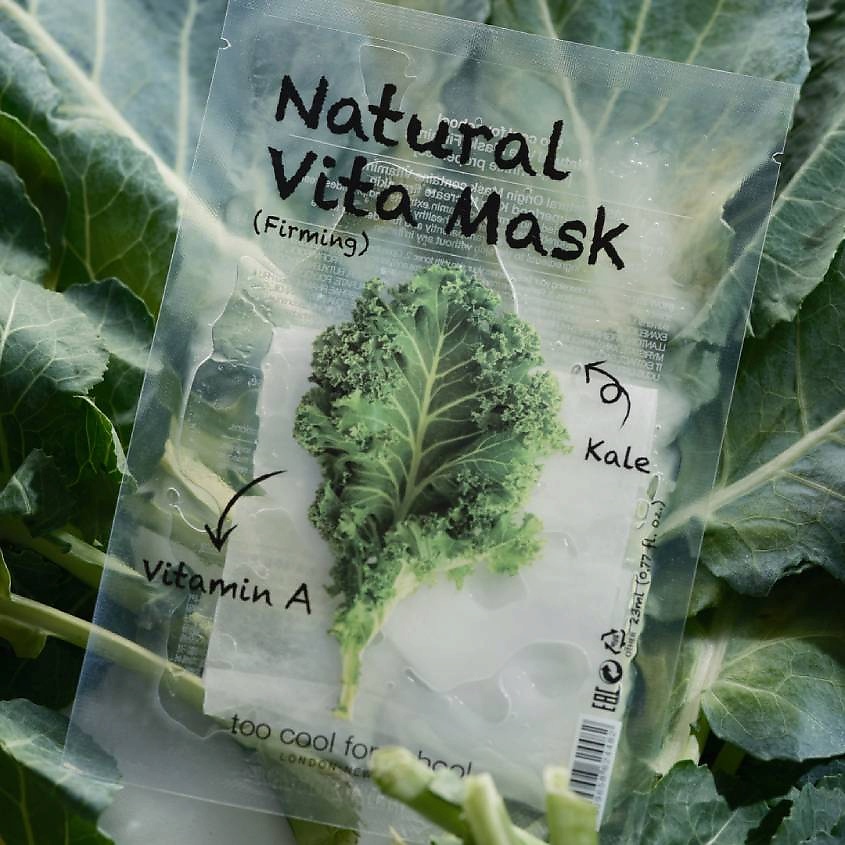 TOO COOL FOR SCHOOL Маска для лица подтягивающая Natural Vita – фото 2
