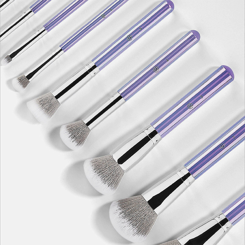 BH COSMETICS Набор кистей с косметичкой Hello Holo – фото 3