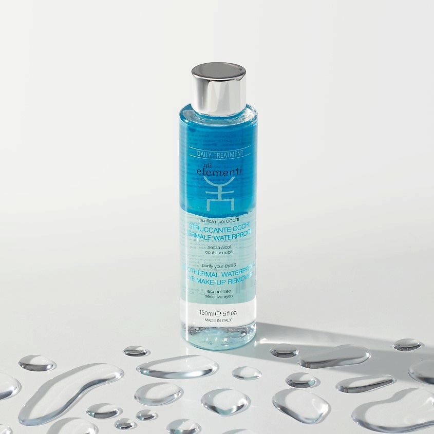 GLI ELEMENTI Средство для снятия водостойкого макияжа С глаз геотермальное Geothermal Waterproof Eye Make-up Remover – фото 3