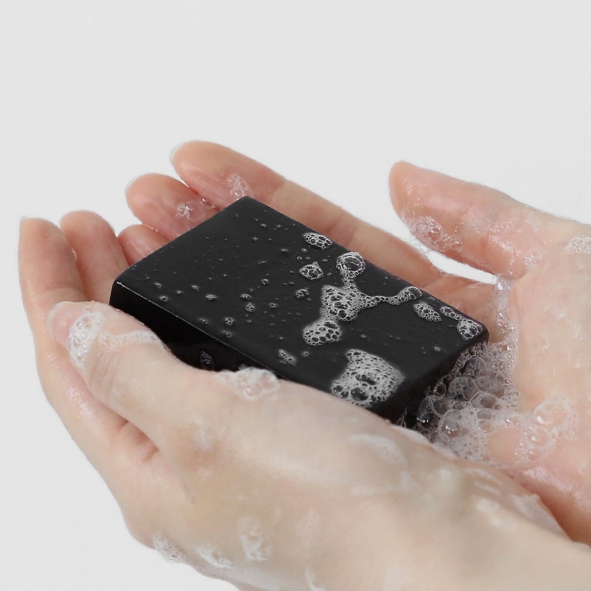 PUREFORET Мыло твёрдое с бамбуковым углём Natural Soap Bamboo Charcoal – фото 6