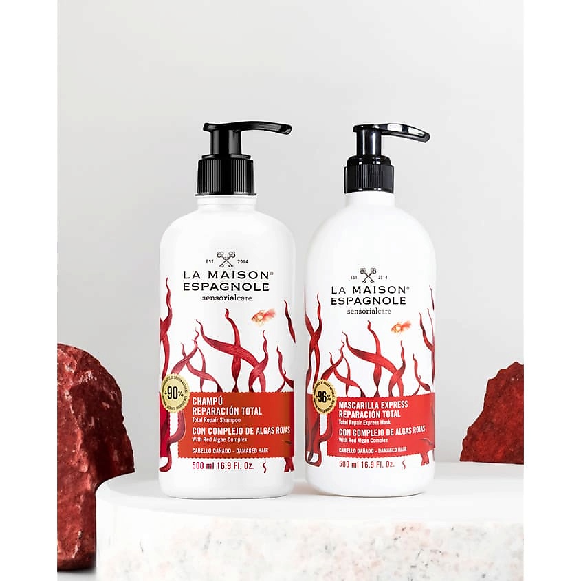 LA MAISON ESPAGNOLE Шампунь для поврежденных волос восстанавливающий Sensorialcare Total Repair Shampoo – фото 2