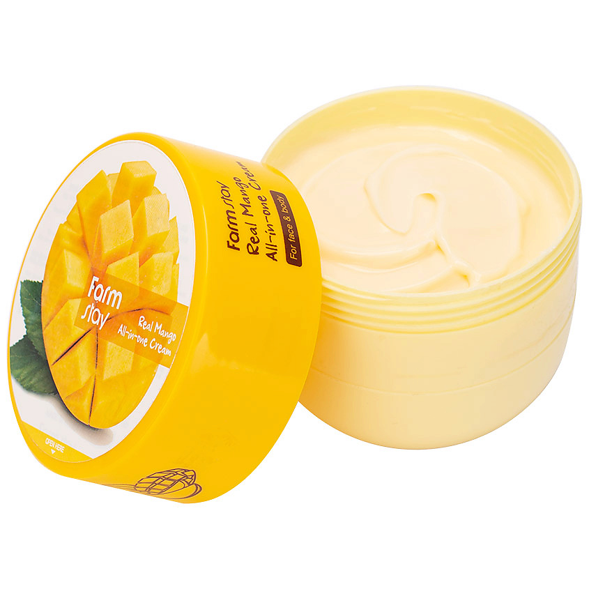 FARMSTAY Крем для лица и тела с экстрактом манго многофункциональный Real Mango All-In-One Cream – фото 2