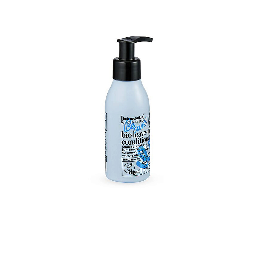NATURA SIBERICA Несмываемый кондиционер для волос перед укладкой "BE-CURL. Гладкость & блеск" Hair Evolution – фото 4