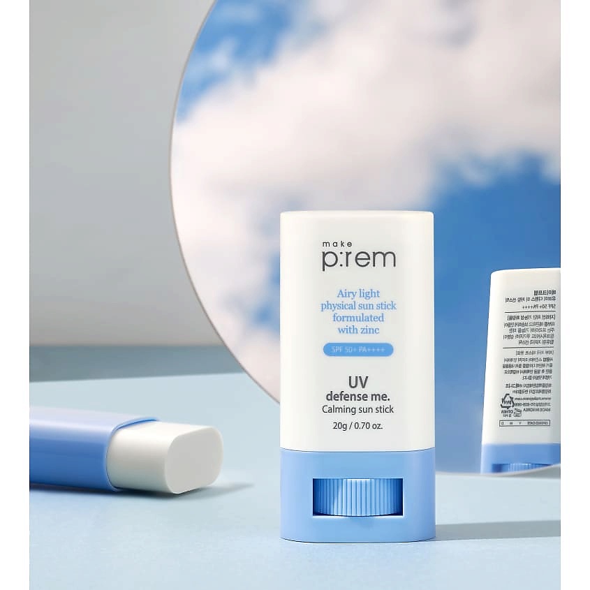 MAKE P:REM Стик для лица солнцезащитный SPF 50+ PA++++ UV defense me – фото 2