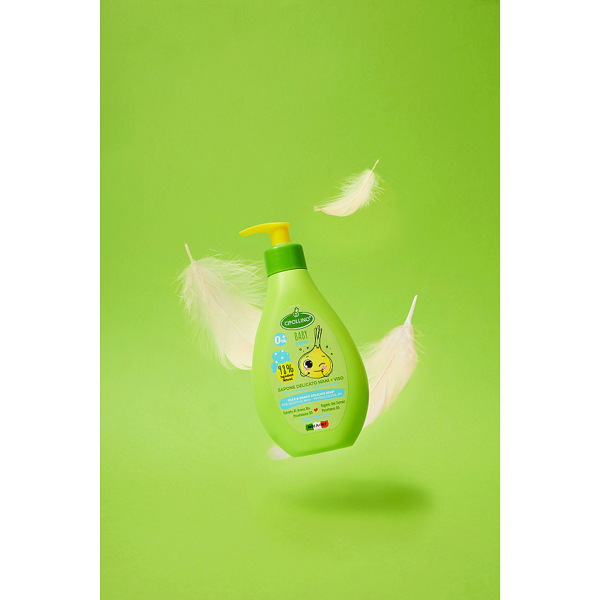 CIPOLLINO Мыло для лица и рук детское для чувствительной кожи Face & Hands Delicate Soap – фото 7