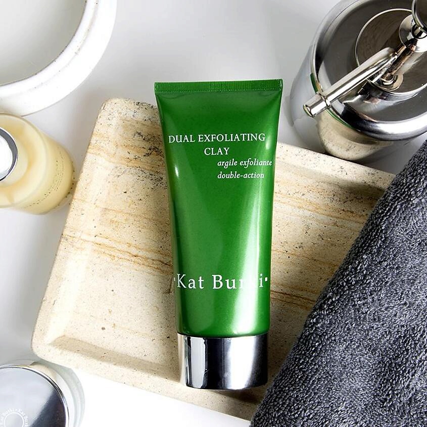 KAT BURKI Отшелушивающая маска для лица на основе глины Dual Exfoliating Clay – фото 2