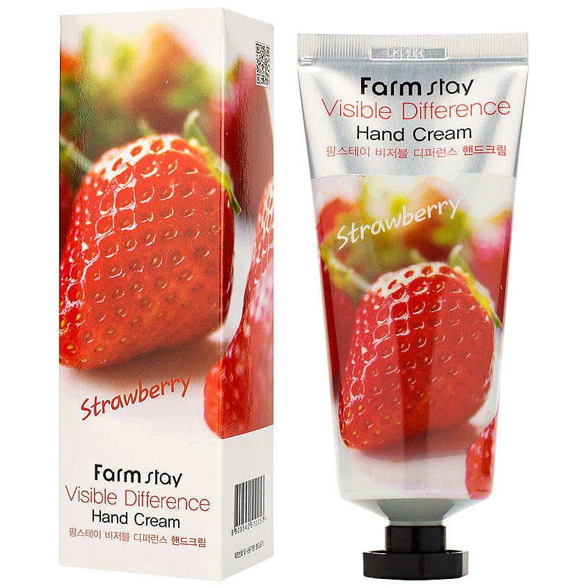 FARMSTAY Крем для рук с экстрактом клубники Visible Difference Hand Cream Strawberry – фото 2