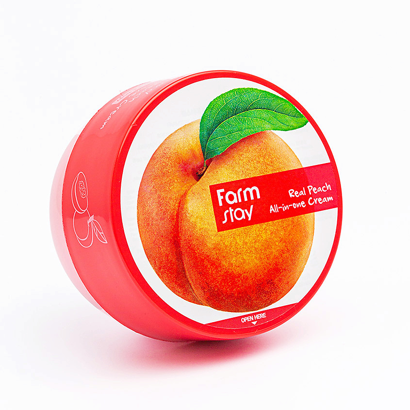 FARMSTAY Крем для лица и тела с экстрактом персика многофункциональный Real Peach All-In-One Cream – фото 3