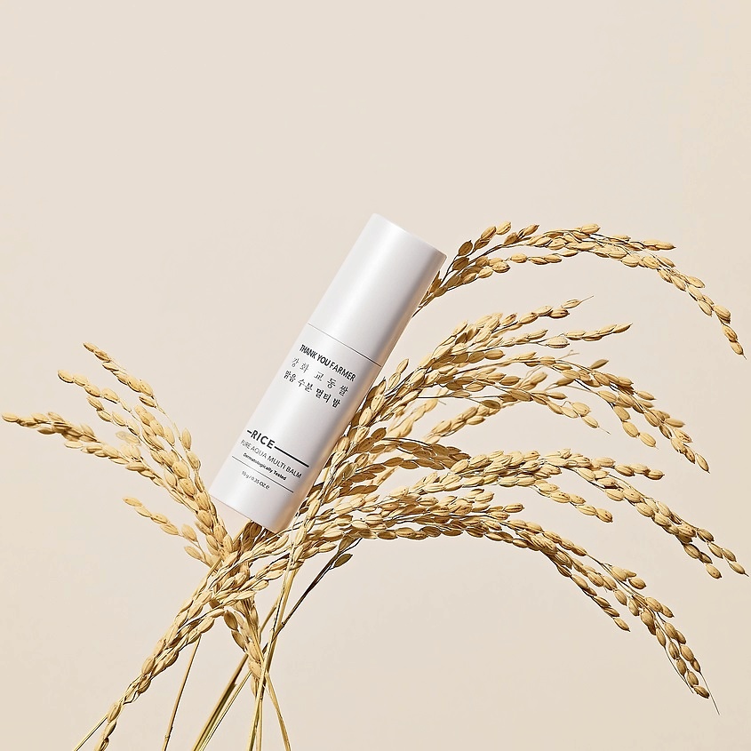THANK YOU FARMER Бальзам-стик для лица увлажняющий Rice Pure Aqua Multi Balm – фото 5