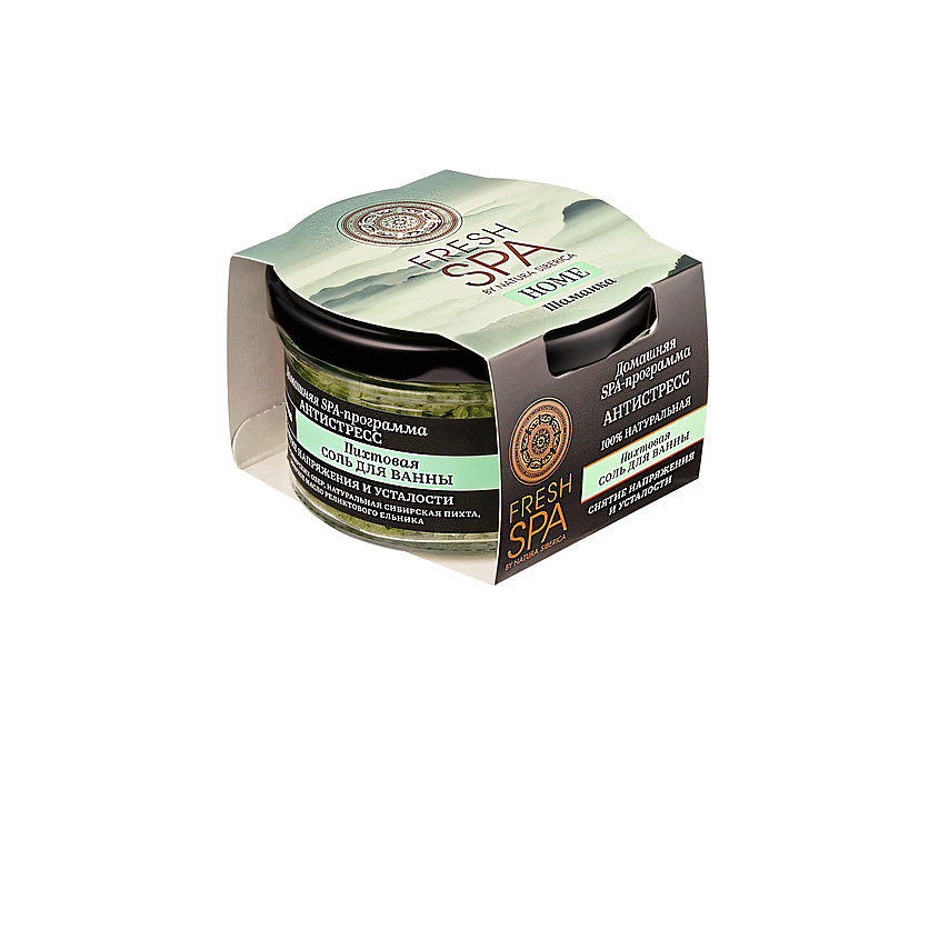 NATURA SIBERICA Соль для ванны "Пихтовая антистресс. ШАМАНКА" Fresh SPA home – фото 2