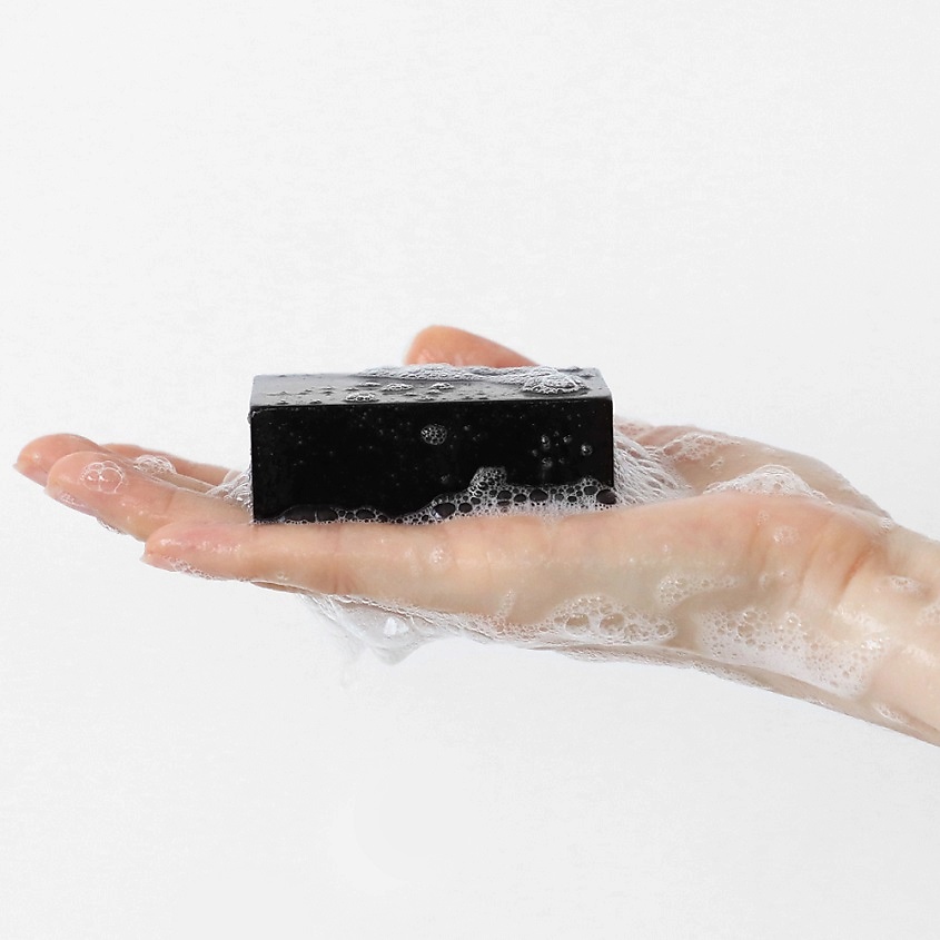 PUREFORET Мыло твёрдое с бамбуковым углём Natural Soap Bamboo Charcoal – фото 5