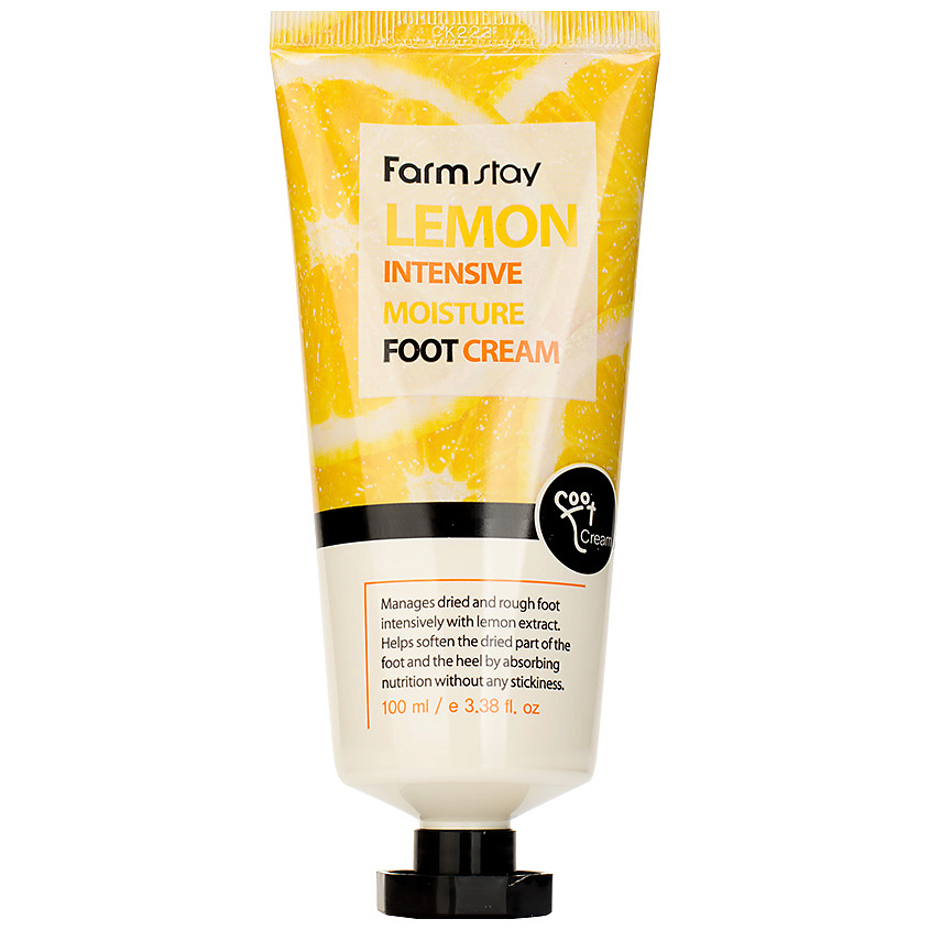 FARMSTAY Крем для ног увлажняющий с экстрактом лимона Lemon Intensive Moisture Foot Cream – фото 3