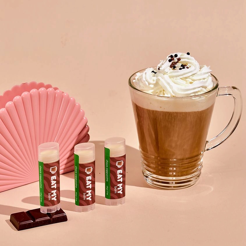 EAT MY Бальзам для губ "Шоколадный капучино" Choco Capuccino – фото 2
