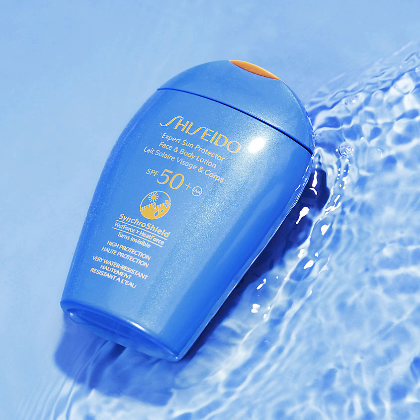 SHISEIDO Солнцезащитный лосьон для лица и тела SPF 50+ Expert Sun – фото 3