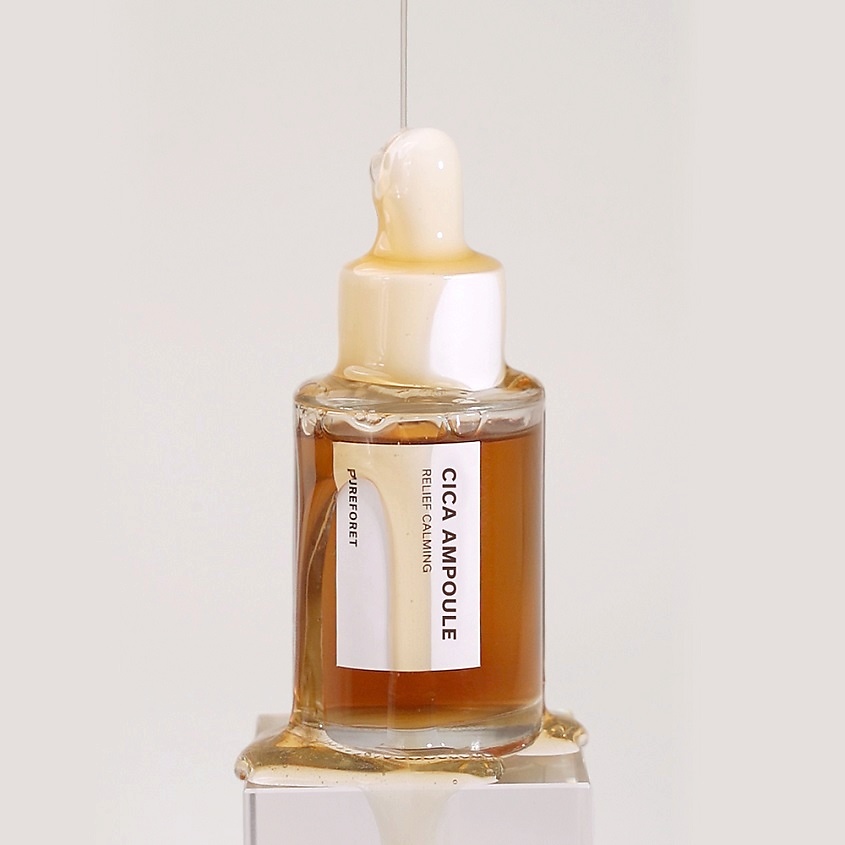 PUREFORET Средство для лица в ампулах успокаивающее с центеллой Cica Ampoule Relief Calming – фото 2