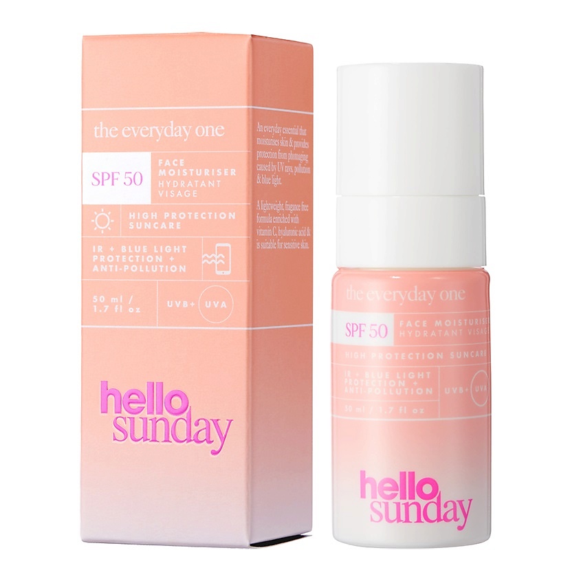 HELLO SUNDAY Крем для лица увлажняющий SPF 50 The Everyday One Face Moisturiser – фото 5