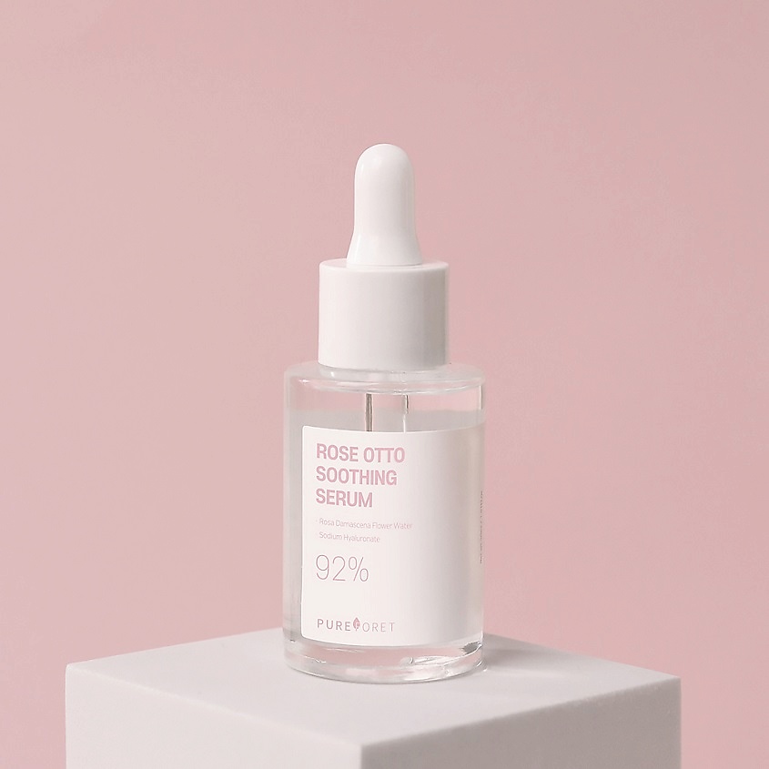PUREFORET Сыворотка для лица успокаивающая с экстрактом розы дамасской Rose Otto Soothing Serum – фото 2