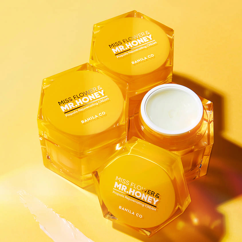 BANILA CO Крем для лица омолаживающий с прополисом Mr.Honey Propolis Rejuvenating Cream – фото 4