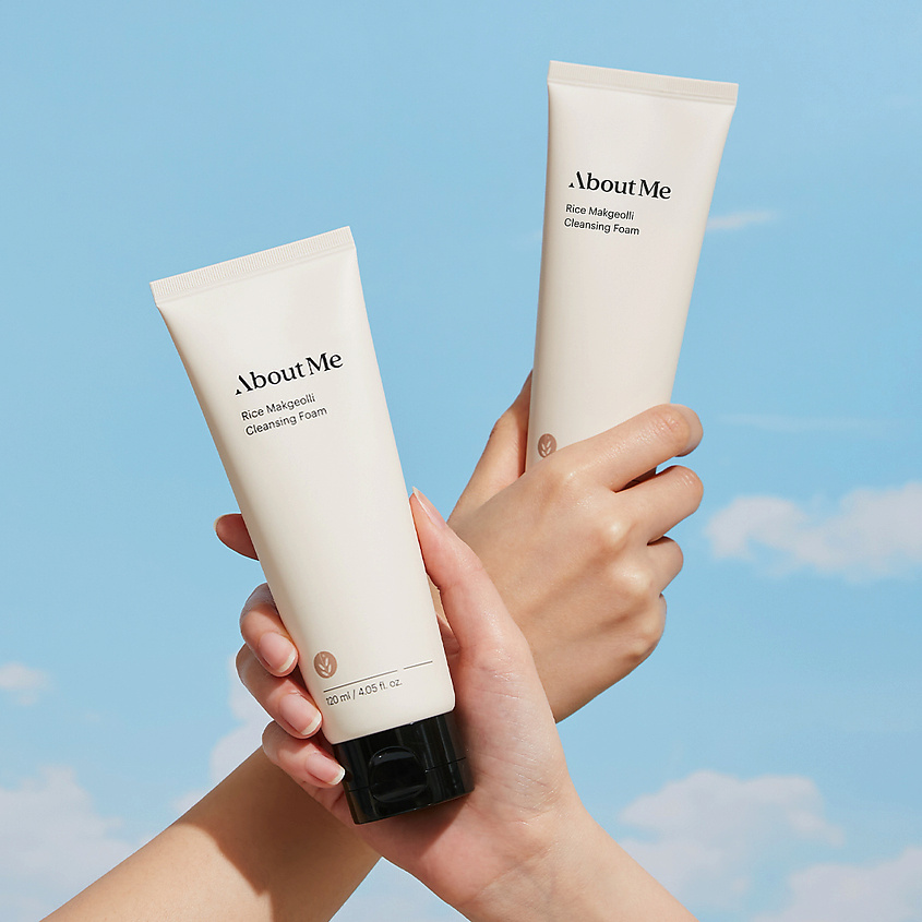 ABOUT ME Пенка для лица очищающая с рисом Rice Makgeolli Cleansing Foam – фото 9