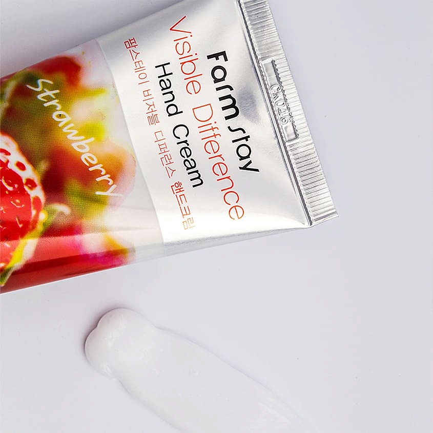 FARMSTAY Крем для рук с экстрактом клубники Visible Difference Hand Cream Strawberry – фото 3
