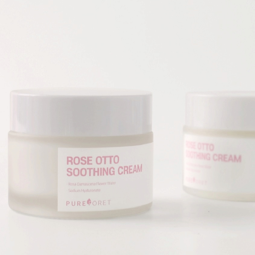 PUREFORET Крем для лица успокаивающий с экстрактом розы дамасской Rose Otto Soothing Cream – фото 2