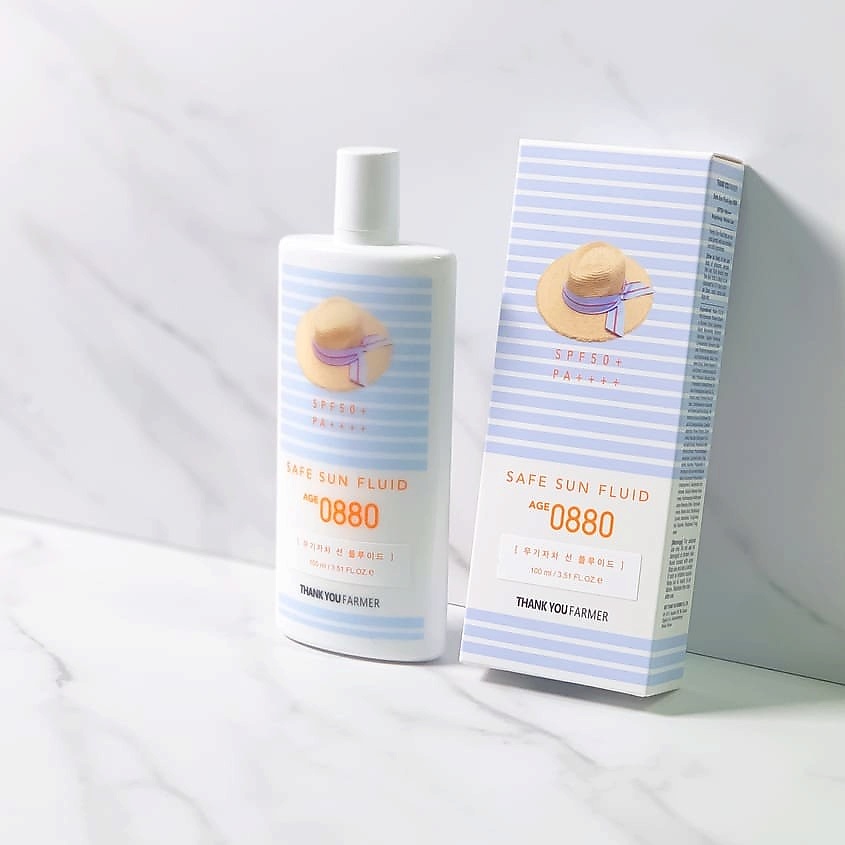 THANK YOU FARMER Флюид для лица солнцезащитный SPF50+ Safe Sun Fluid – фото 5