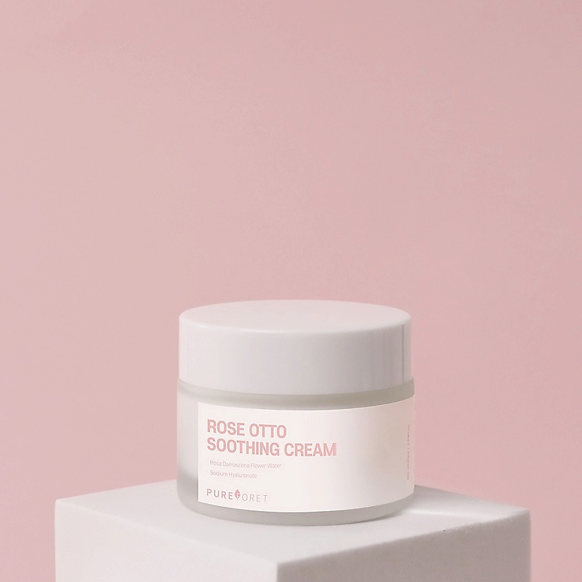 PUREFORET Крем для лица успокаивающий с экстрактом розы дамасской Rose Otto Soothing Cream – фото 4