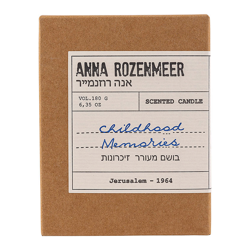 ANNA ROZENMEER Ароматическая свеча «Childhood Memories» – фото 3