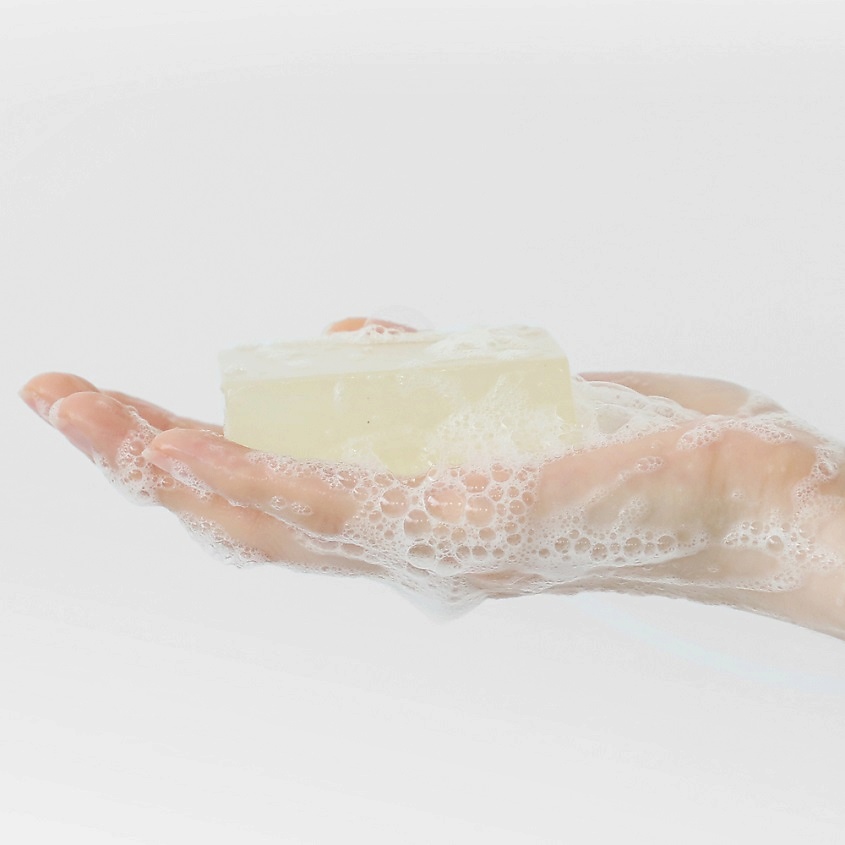 PUREFORET Мыло твёрдое с бобами мунг Natural Soap Mung Beans – фото 7