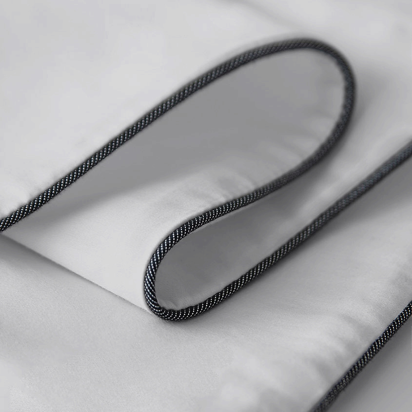 SOFT SILVER Антибактериальный пододеяльник Duvet Cover, ЕВРО, 200х220 см. Цвет: «Благородное серебро» (серый) – фото 4