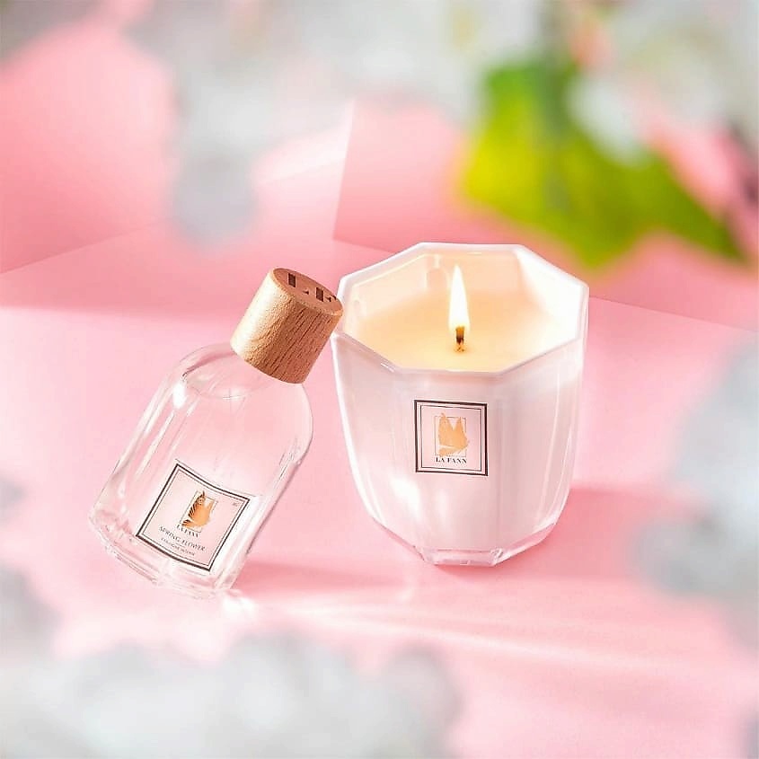 LA FANN Ароматическая свеча Rose & Vanilla – фото 5