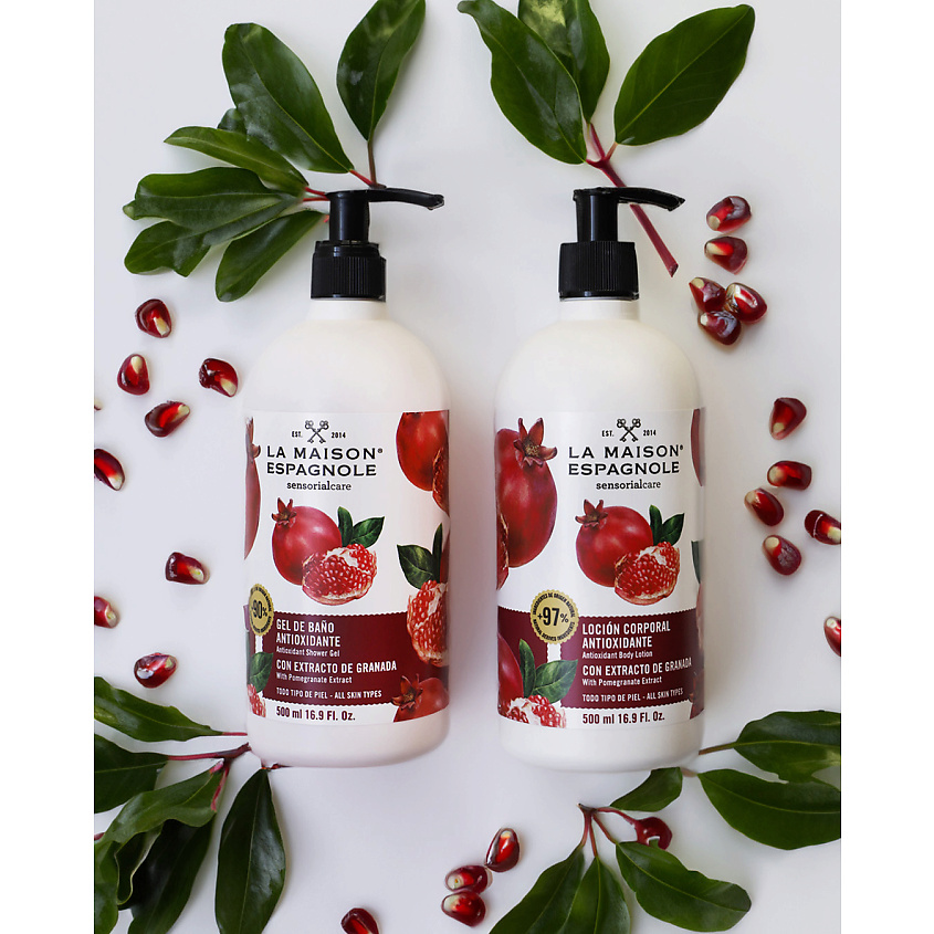 LA MAISON ESPAGNOLE Гель для душа антиоксидантный "Гранат" Sensorialcare Antioxidant Shower Gel – фото 2
