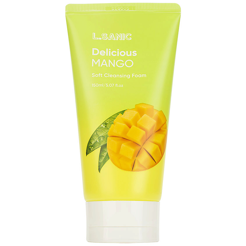 LSANIC Пенка для умывания Очищающая с экстрактом манго Delicious Mango Soft Cleansing Foam – фото 2