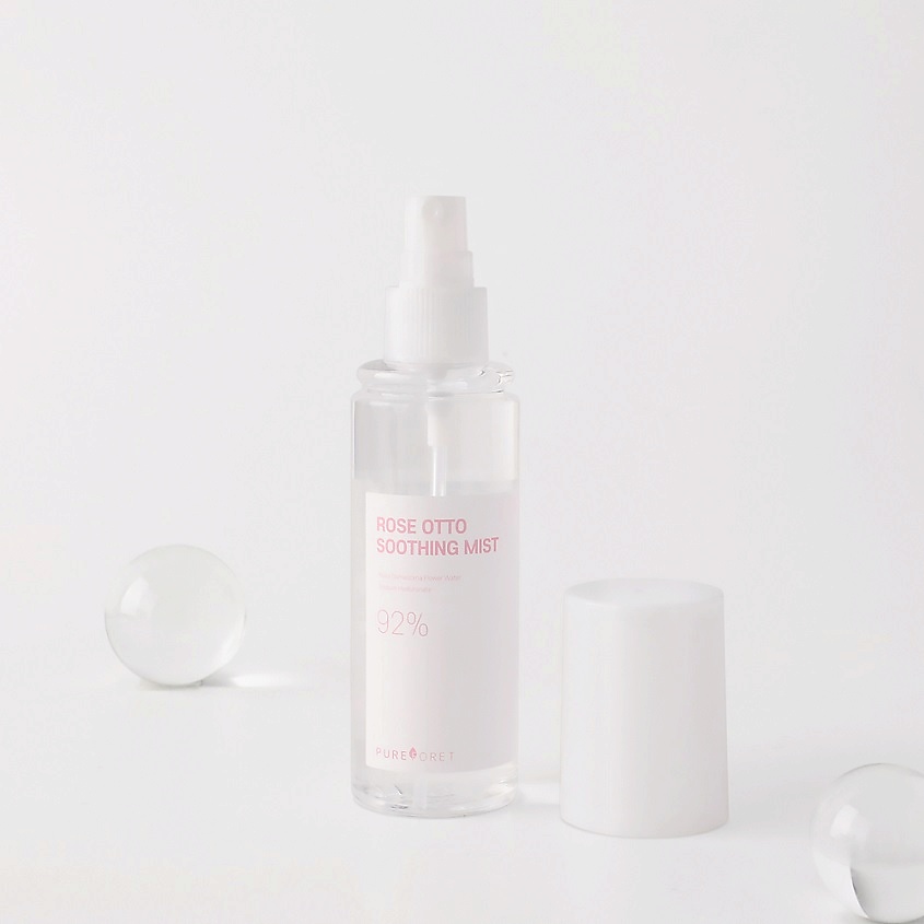 PUREFORET Мист для лица и тела успокаивающий с экстрактом розы дамасской Rose Otto Soothing Mist – фото 3