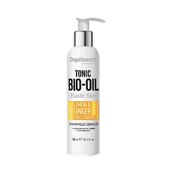 Биомасло тонизирующее с экстрактами лимона, имбиря и бета-каротином Tonic Bio-Oil Elastin Skin