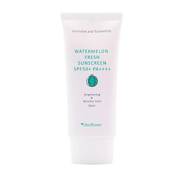 Крем для лица солнцезащитный с экстрактом арбуза Watermelon Fresh Sunscreen SPF 50+ PA++++