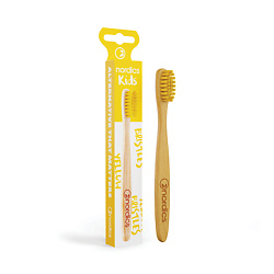 Зубная щетка детская бамбуковая Yellow Bristles