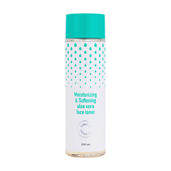 Увлажняющий и смягчающий тонер для лица с алоэ-вера Moisturizing & Softening Aloe Vera Face Toner