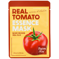 Маска для лица тканевая с экстрактом томата Real Tomato Essence Mask