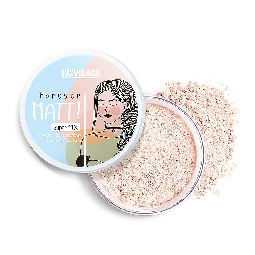 LUXVISAGE Пудра-фиксатор Forever Matt! Super Fix – фото 4