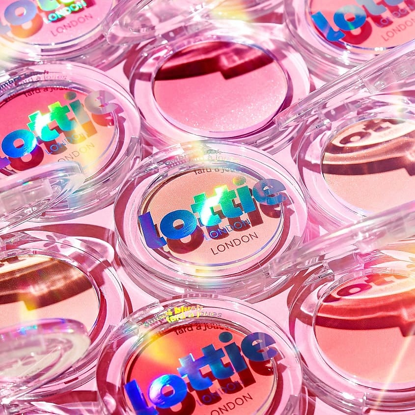 LOTTIE LONDON Двухцветные пудровые румяна для лица Ombre – фото 5